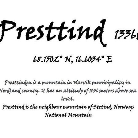 Presttind - Studio Apartment With Free Parking Нарвик Экстерьер фото